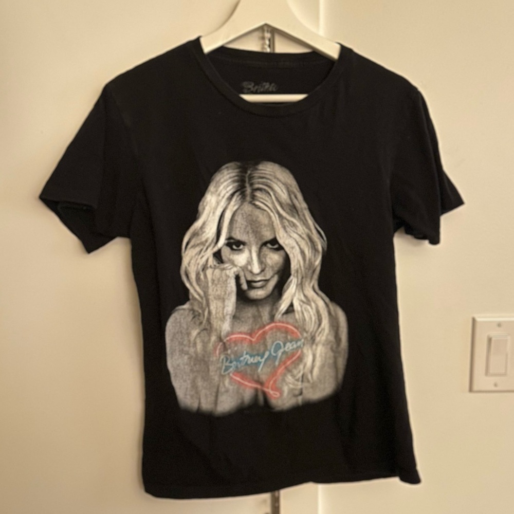 Britney Spears Black‎ Graphic Tee - Short Sleeve Medium
